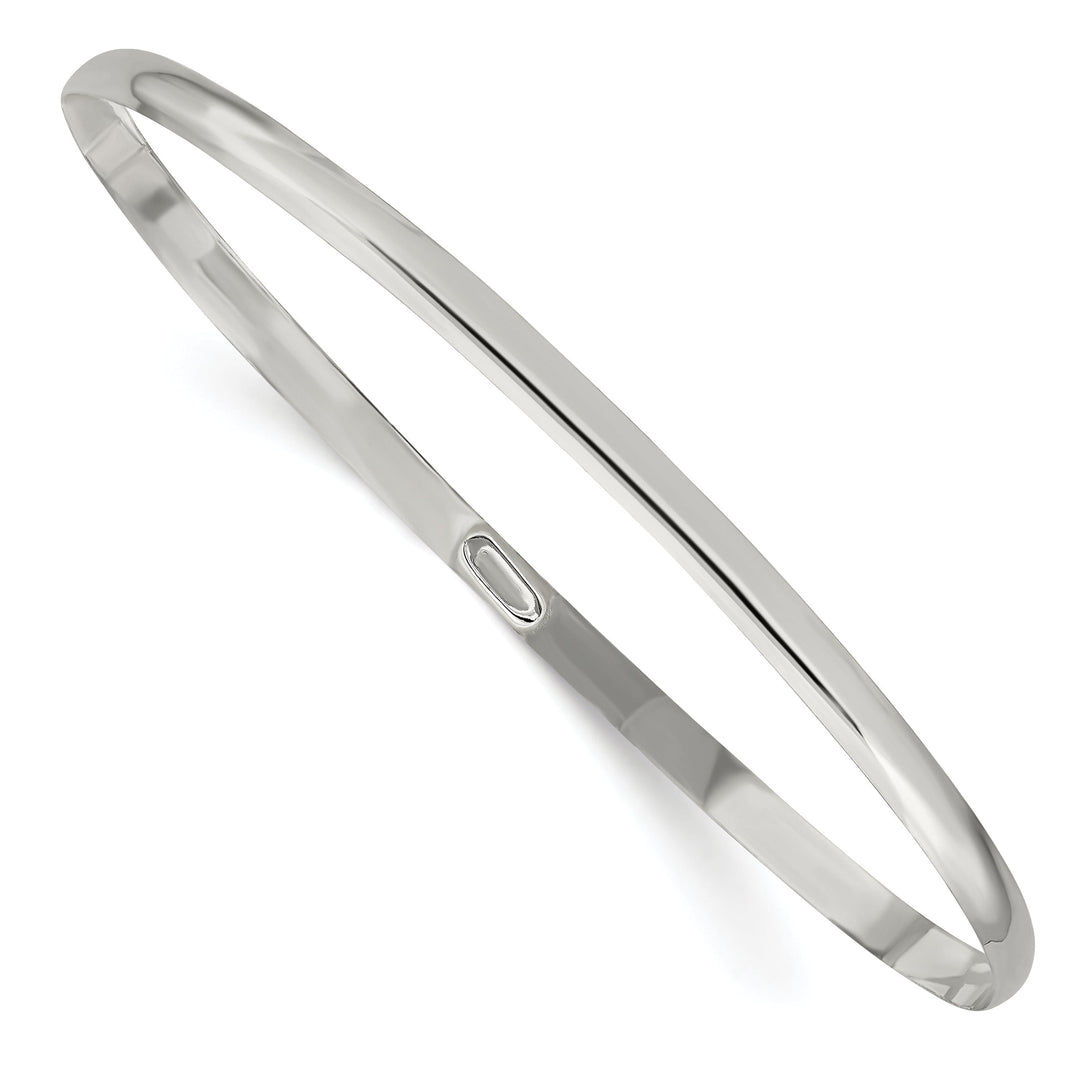 Sterling Silver Solid Slip-On Bangle Bracelet