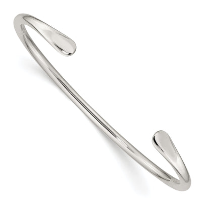Sterling Silver Classic 3MM Cuff Bangle at $ 62.24 only from Jewelryshopping.com