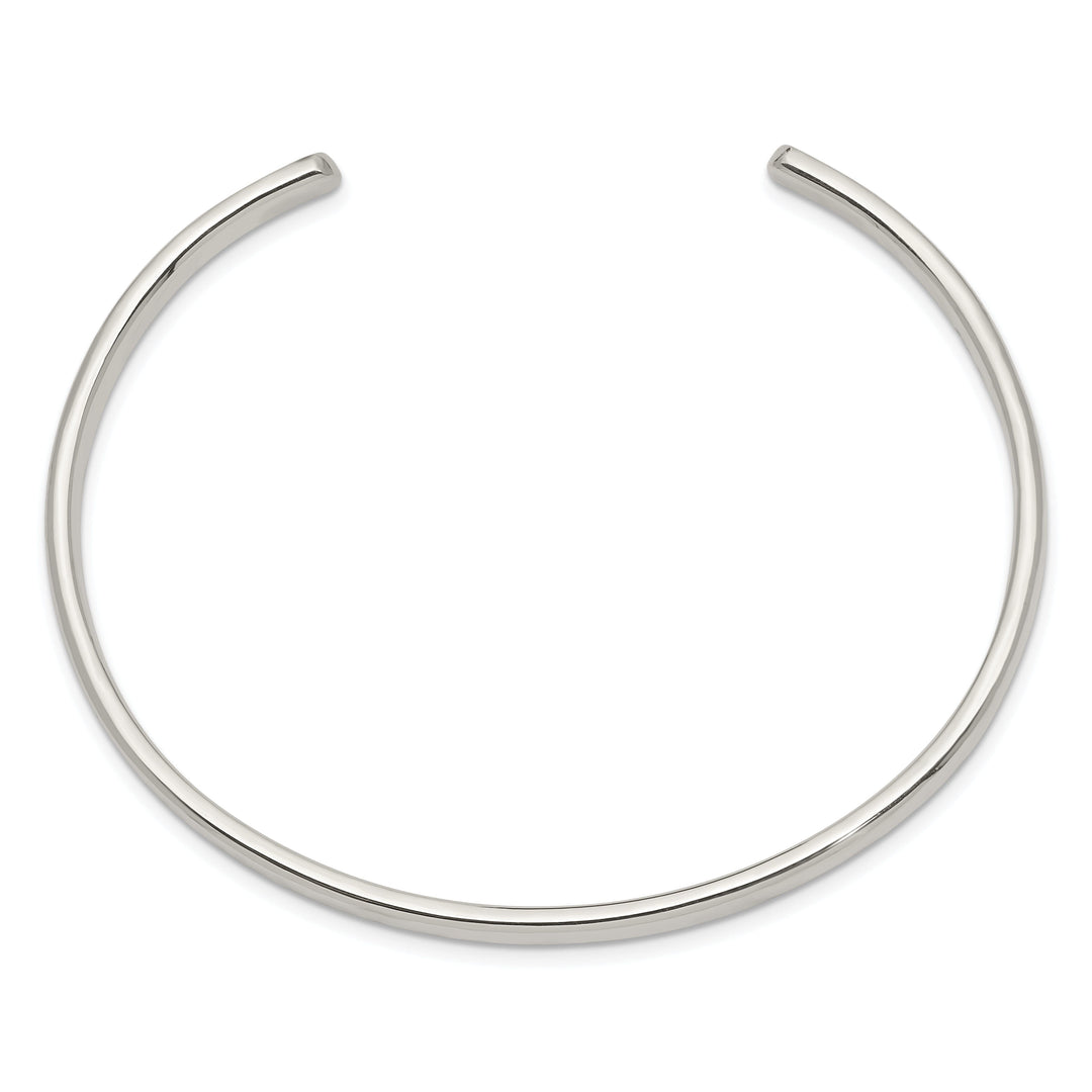 Sterling Silver Classic 4MM Cuff Bangle