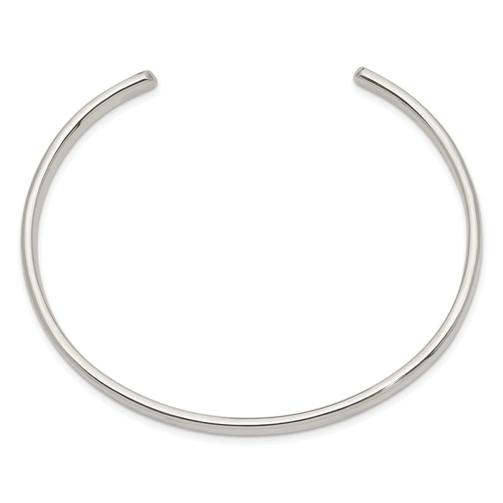 Sterling Silver Classic 4MM Cuff Bangle