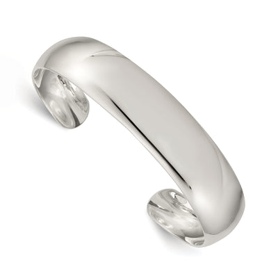 Sterling Silver Classic 14MM Cuff Bangle at $ 147.57 only from Jewelryshopping.com