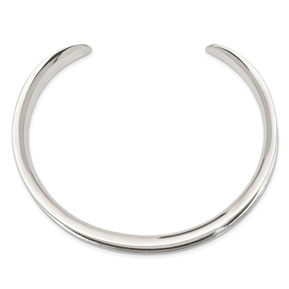 Sterling Silver Classic Cuff Bangle