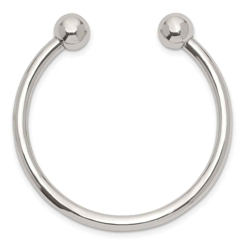 Silver Childs Slip On Open Bangle Bracelet