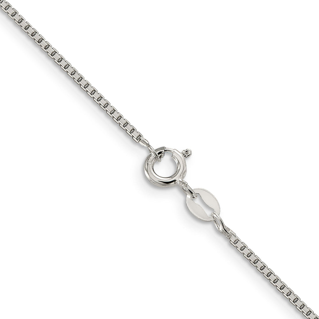 Sterling Silver D.C 1.25-mm Octagon Box Chain