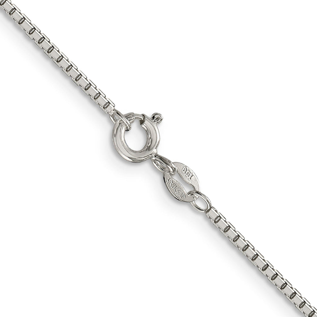 Sterling Silver D.C 1.15-mm Octagon Box Chain