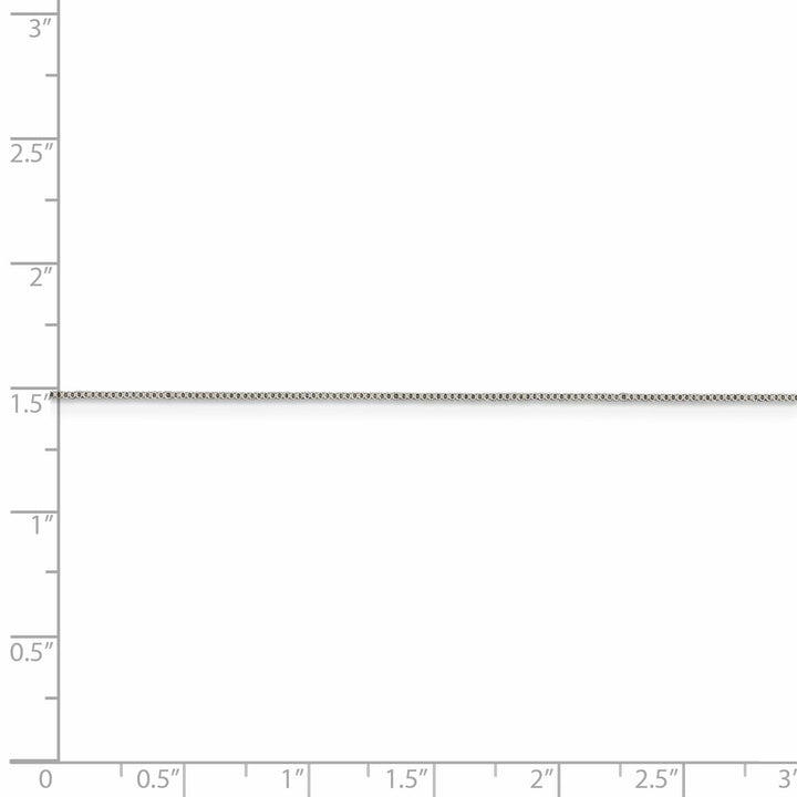 Sterling Silver Box Chain 0.6-MM Wide