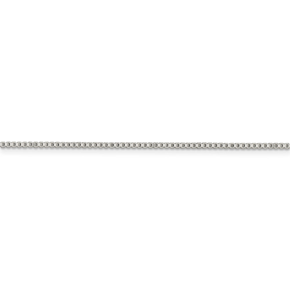 Sterling Silver Polish 1.40-mm Solid Box Chain