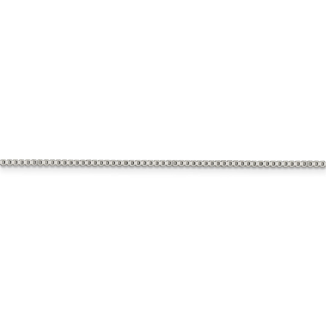 Sterling Silver Polish 1.40-mm Solid Box Chain