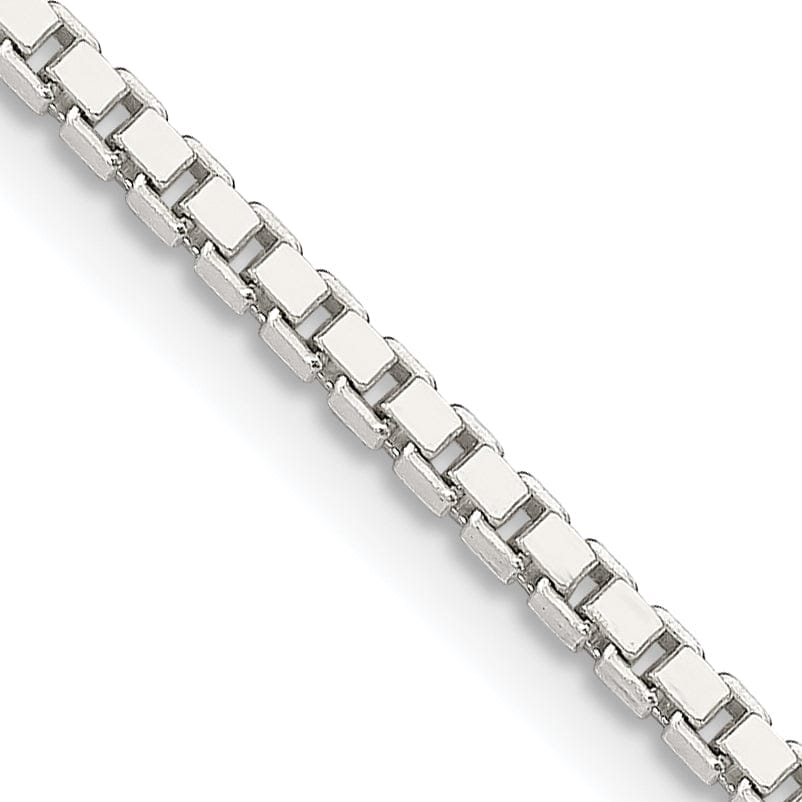 Sterling Silver Polish 1.90-mm Solid Box Chain