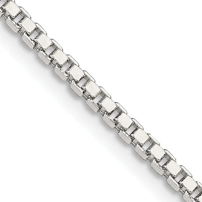 Sterling Silver Polish 2.00-mm Solid Box Chain at $ 41.73 only from Jewelryshopping.com