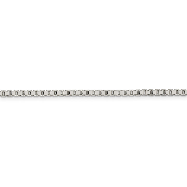 Sterling Silver Polish 2.50-mm Solid Box Chain