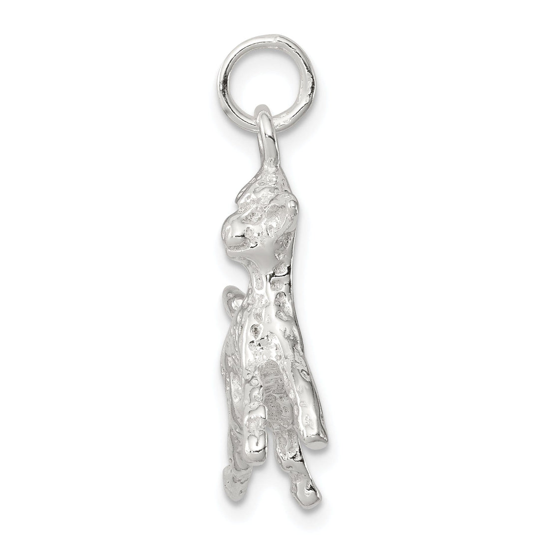 Solid Sterling Silver Lamb Charm Pendant