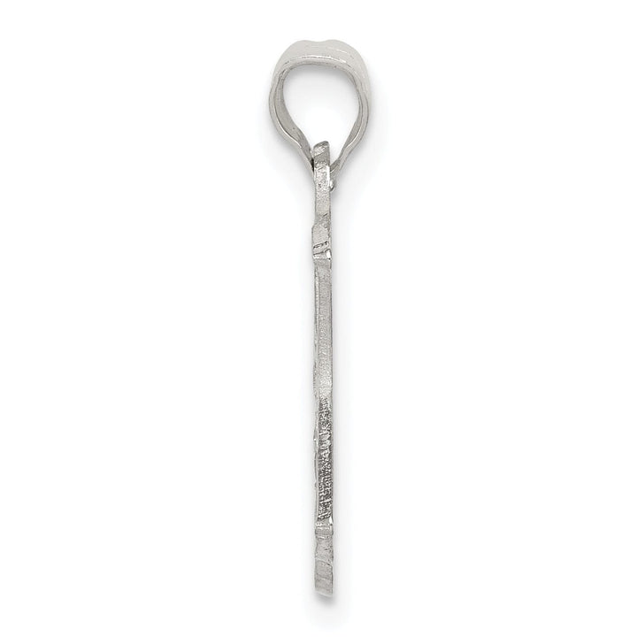 Solid Sterling Silver Baby Buggy Charm Pendant