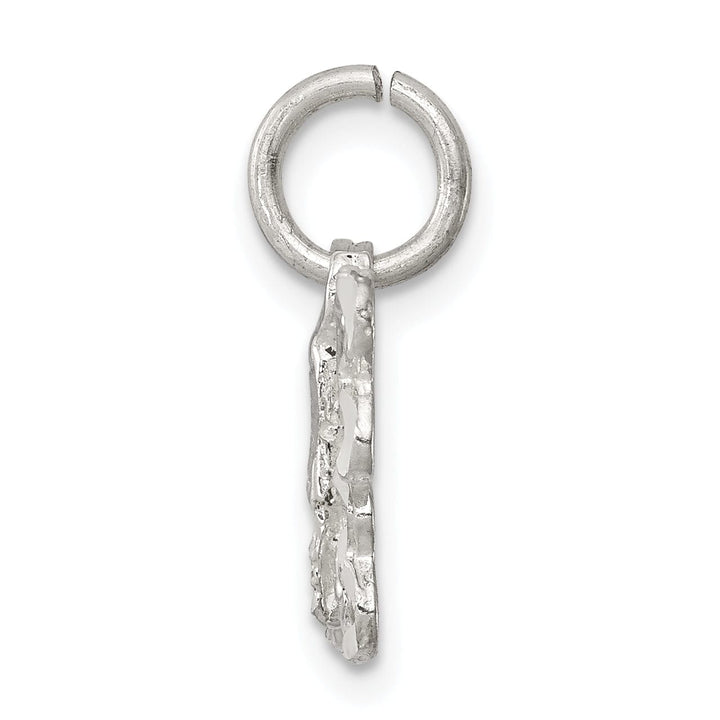 Sterling Silver Polished Finish Butterfly Charm