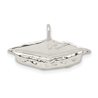 Sterling Silver Graduation Cap Charm at $ 6.91 only from Jewelryshopping.com