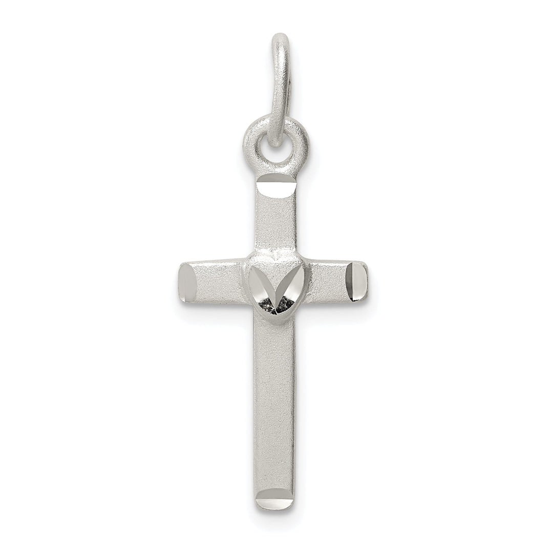 Solid Sterling Silver Latin Cross Pendant