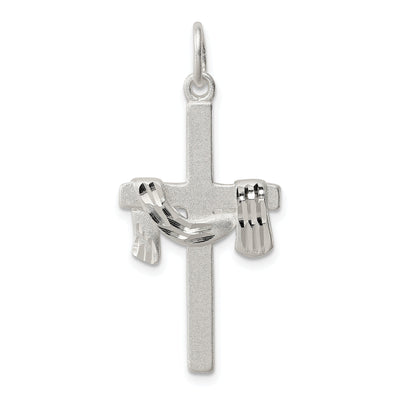 Sterling Silver Draped Cross Pendant at $ 18.02 only from Jewelryshopping.com