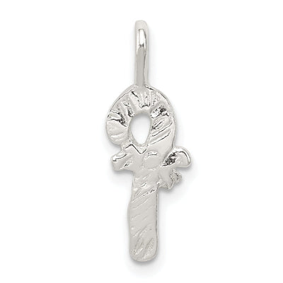 Sterling Silver Candy Cane Charm Pendant at $ 4.28 only from Jewelryshopping.com