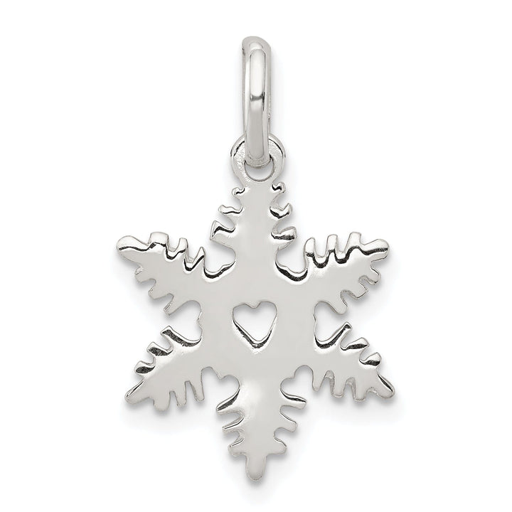 Sterling Silver Snowflake Charm Pendant