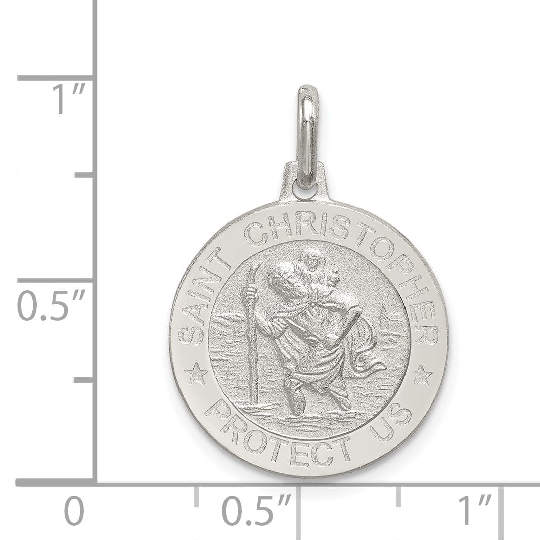 Sterling Silver St. Christopher Medal