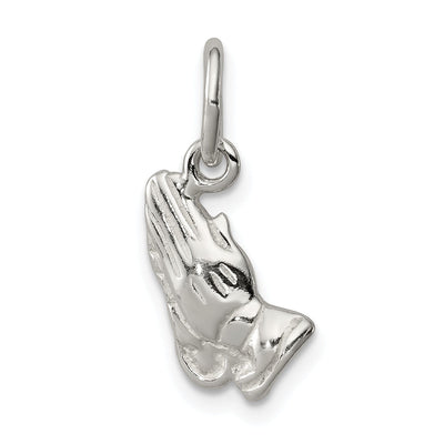 Sterling Silver Praying Hands Charm at $ 6.76 only from Jewelryshopping.com