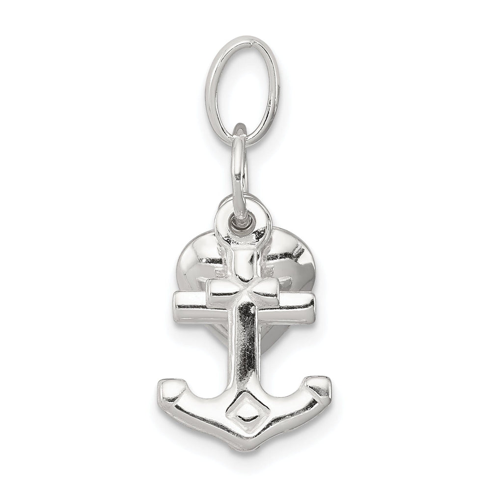 Sterling Silver Faith Hope Charity Charm Pendant