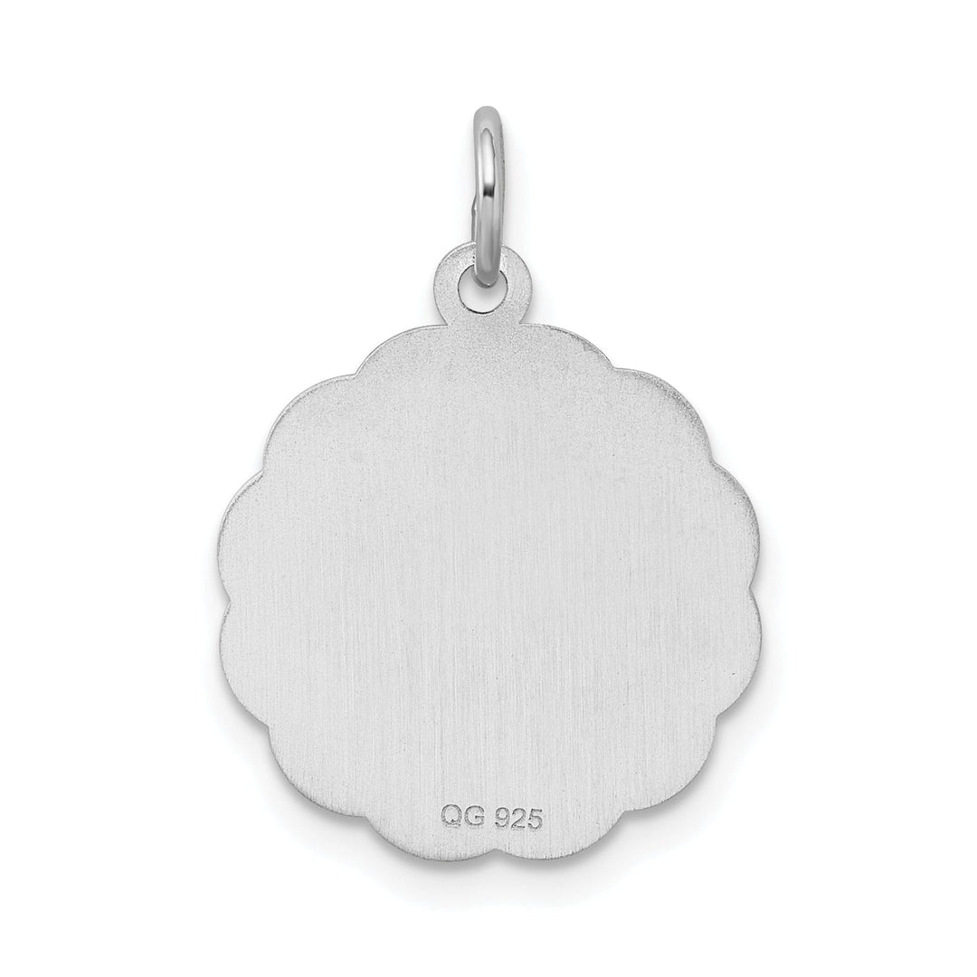 Sterling Silver 'A Date To Remember Disc Charm