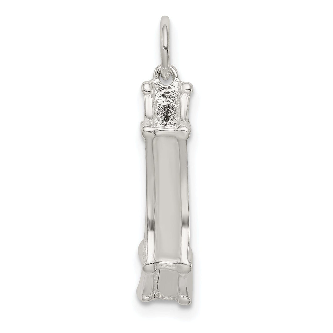 Silver Polished 3-D Golden Gate Bridge Charm