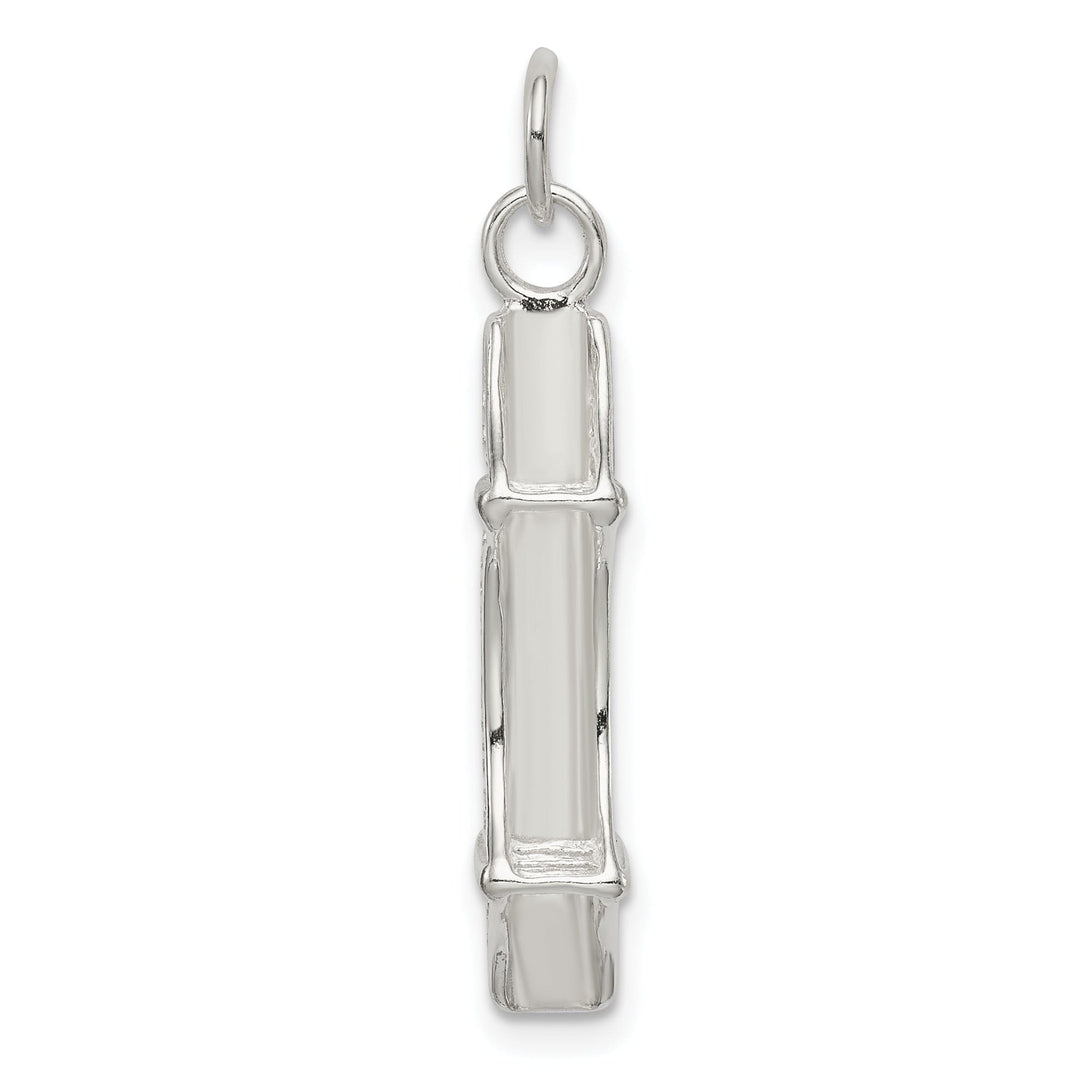 Silver Polished 3-D Mackinac Bridge Charm