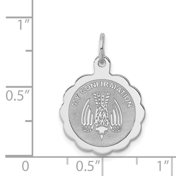 Sterling Silver My Confirmation Disc Charm