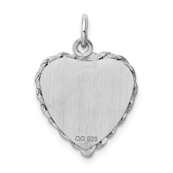 Sterling Silver Baptism Disc Charm