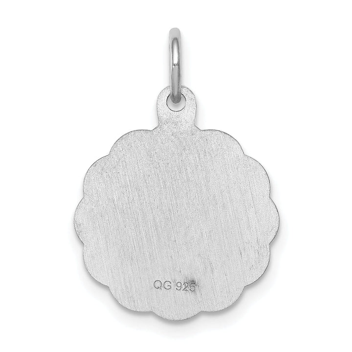 Sterling Silver Confirmation Disc Charm