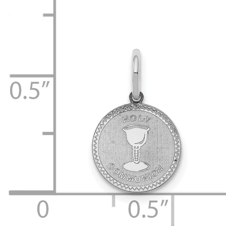 Sterling Silver Holy Communion Disc Charm