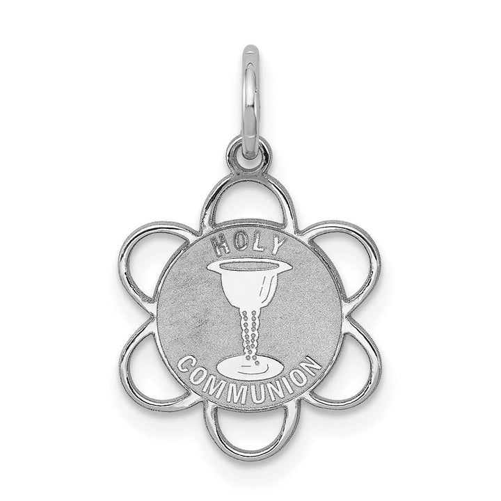 Sterling Silver Holy Communion Disc Charm