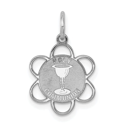 Sterling Silver Holy Communion Disc Charm at $ 17.98 only from Jewelryshopping.com