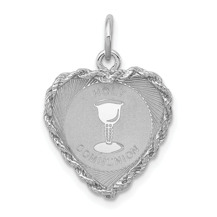 Sterling Silver Holy Communion Disc Charm