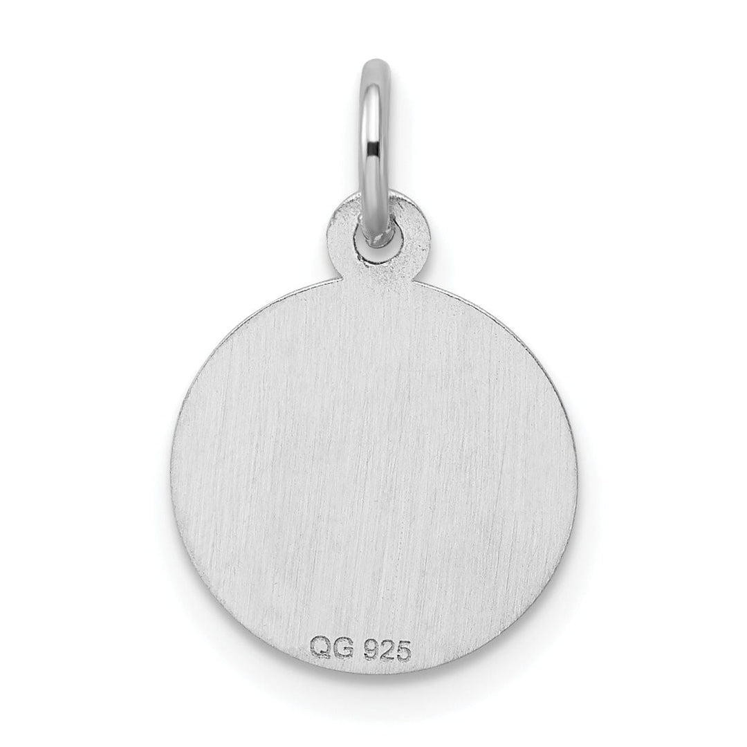 Sterling Silver Graduation Day Disc Charm