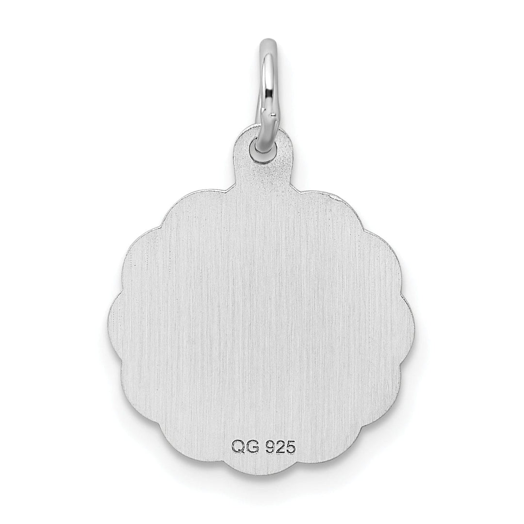 Sterling Silver Graduation Day Disc Charm