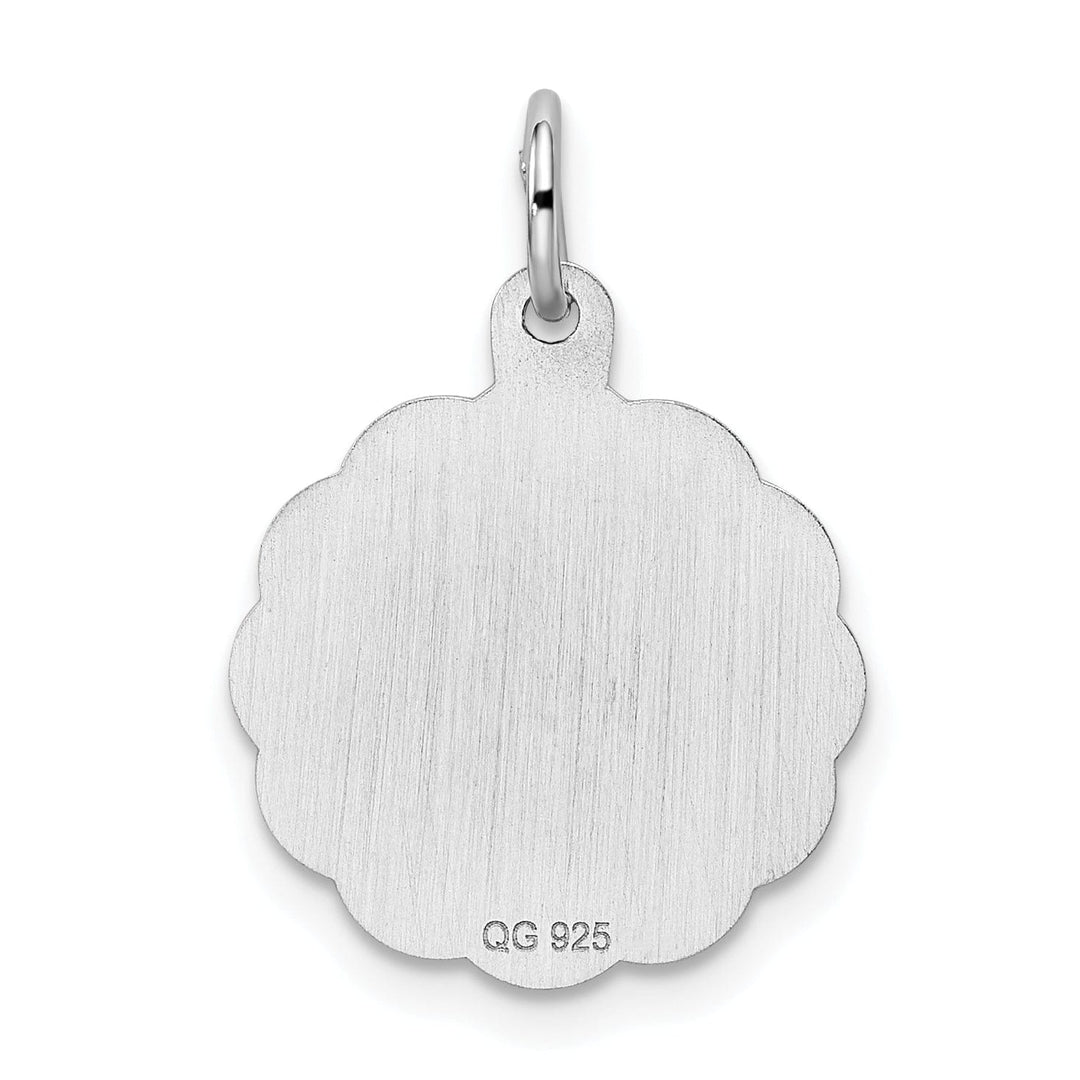 Sterling Silver Graduation Day Disc Charm