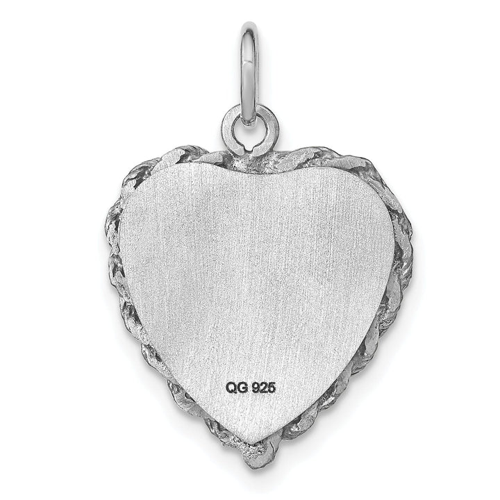 Silver Graduation Cap Diploma Disc Charm
