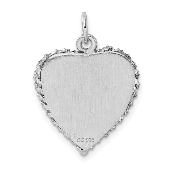 Silver Graduation Cap & Diploma Disc Charm