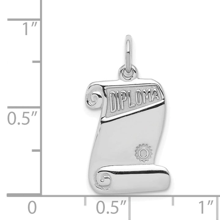 Sterling Silver Diploma Charm