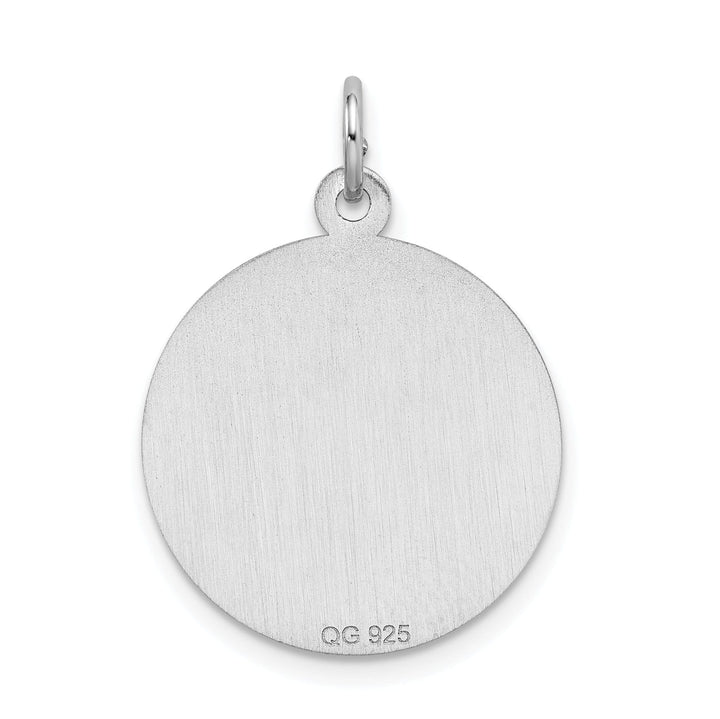 Sterling Silver Sweet Sixteen Disc Pendant