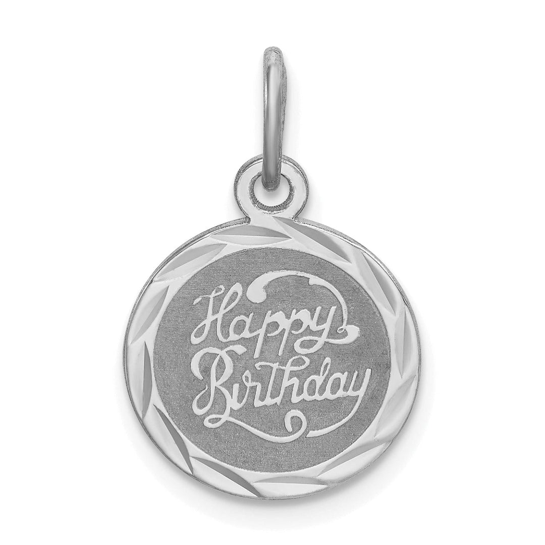 Sterling Silver Sweet Sixteen Disc Pendant