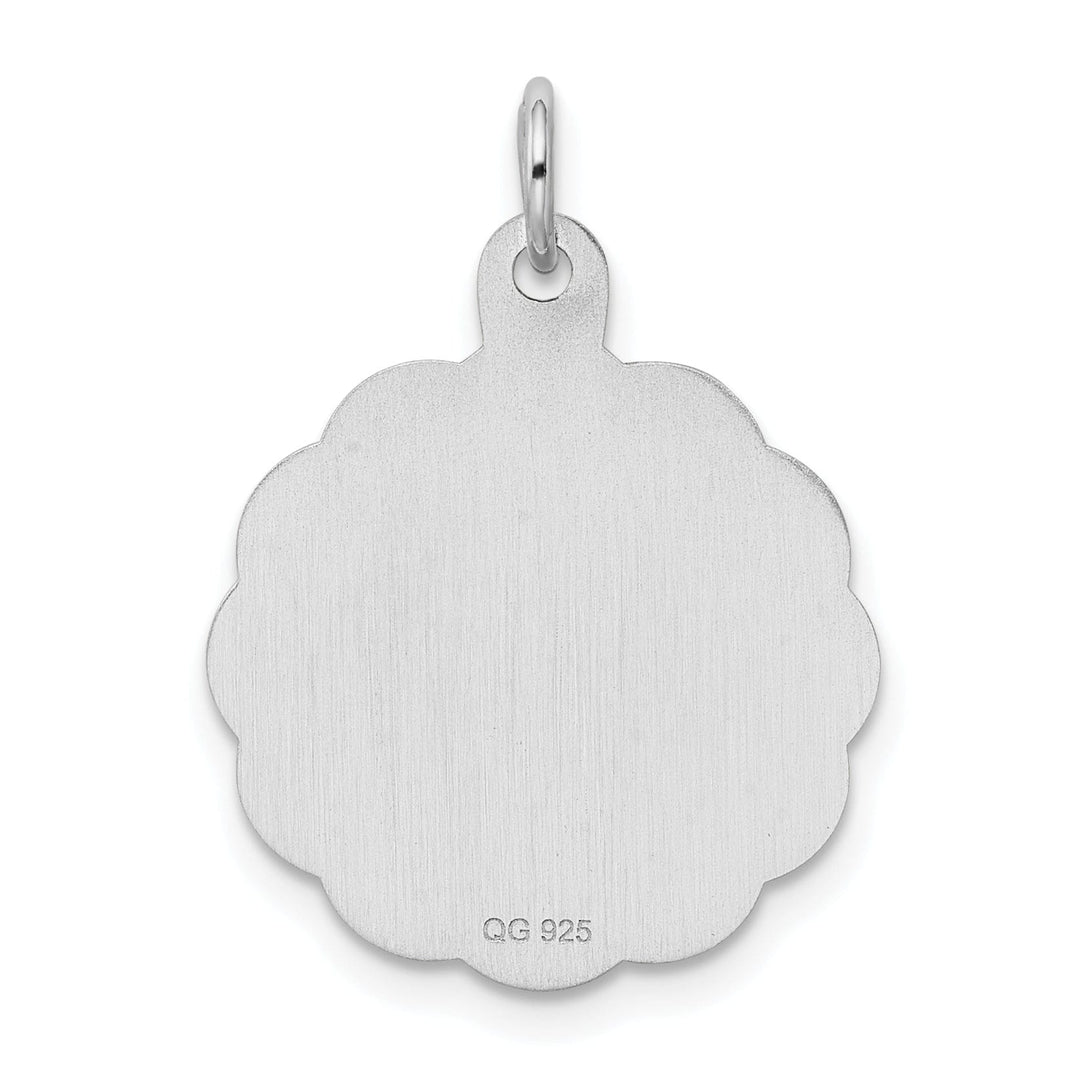 Sterling Silver Disc Its a Boy Charm Pendant
