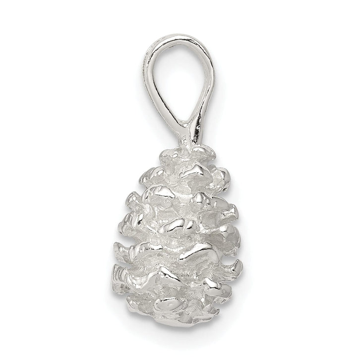 Sterling Silver Pinecone Charm Pendant