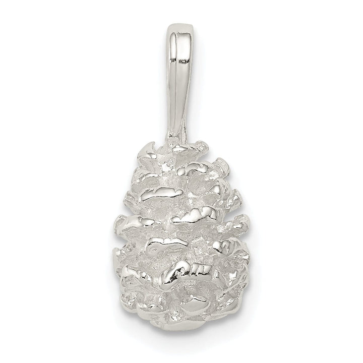 Sterling Silver Pinecone Charm Pendant