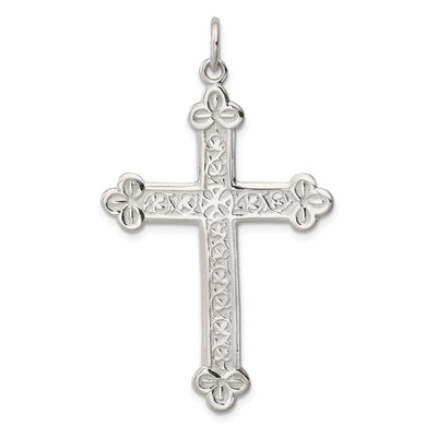 Sterling Silver Budded Cross Pendant at $ 26.38 only from Jewelryshopping.com