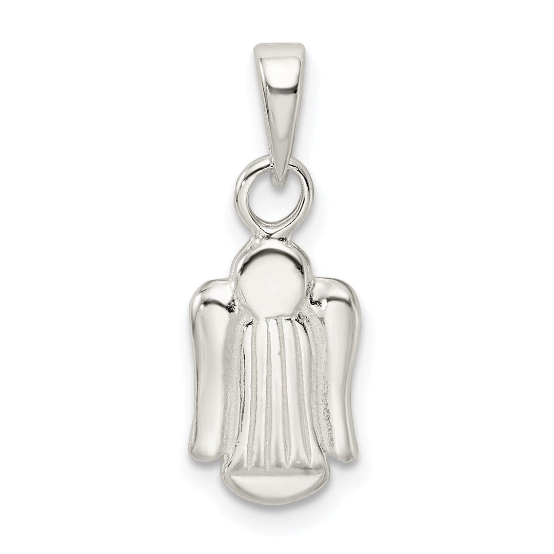 Sterling Silver 3-D Angel Pendant