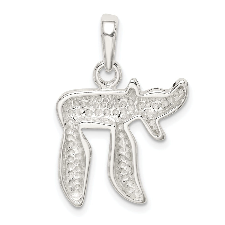 Sterling Silver Chai Pendant